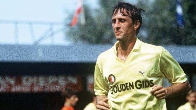 Die aktive Laufbahn des dann 37-jährigen Johan Cruyff endete triumphal.