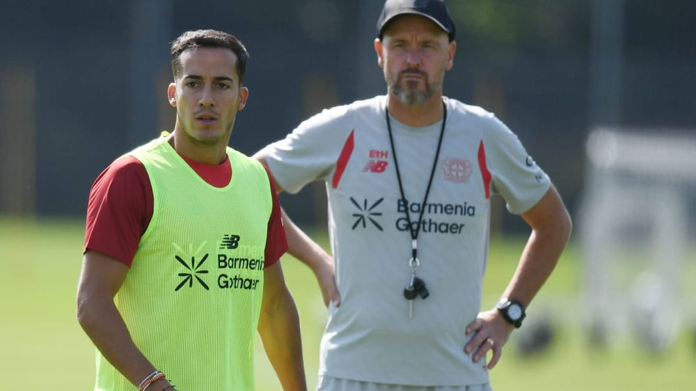 Ex-Real-Profi Lucas Vazquez (li.).