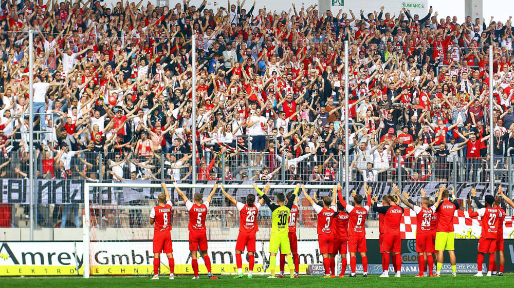 Aufbruchstimmung nach dem Abstieg: Der FSV Zwickau wird auch in der Regionalliga von zahlreichen Fans unterstützt.