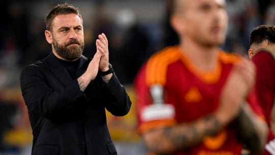 Daniele de Rossi und die Roma unterlagen zu Hause mit 0:2.