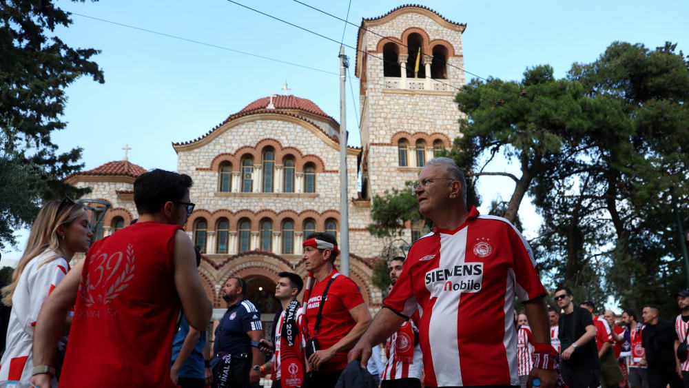 Bilder Olympiakos Piräus AC Florenz 10 Finale in Athen Europa