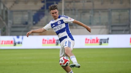 Jonas Michelbrink ließ den MSV Duisburg in der Nachspielzeit doch noch jubeln. (Archivbild)