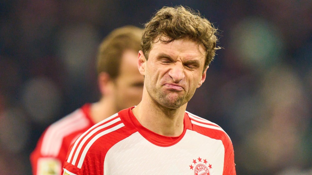 Das war nix: Thomas Müller nach dem 0:1 gegen Bremen.