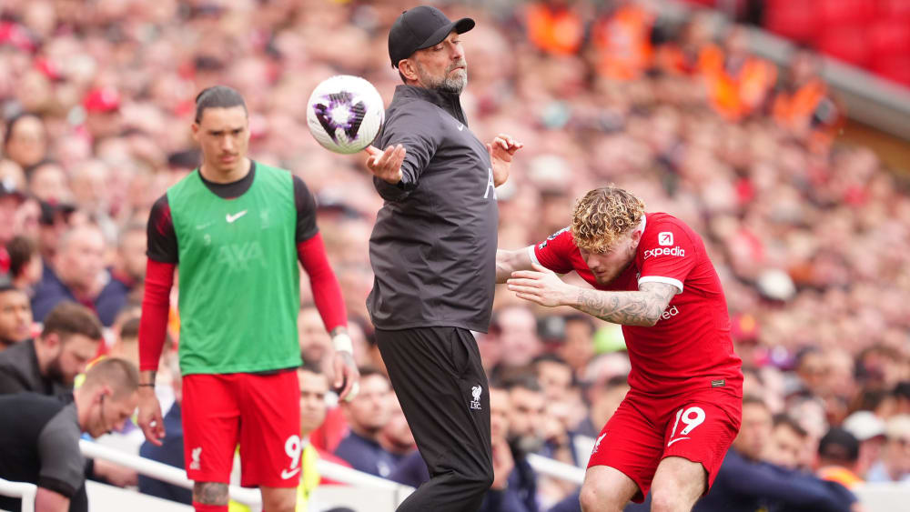 Am Montag zum vorletzten Mal vor der Liverpool-Bank in Aktion: Jürgen Klopp, hier eine Szene vom jüngsten 4:2-Sieg gegen Tottenham.