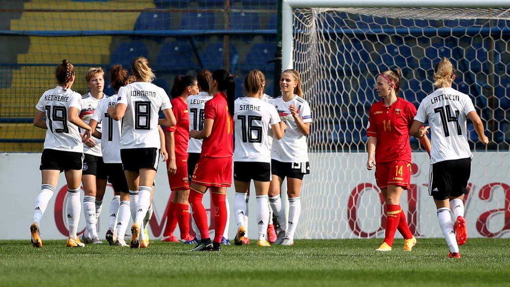 Souver&#228;ner Erfolg: Die deutsche Nationalmannschaft hat auch in Montenegro gewonnen.