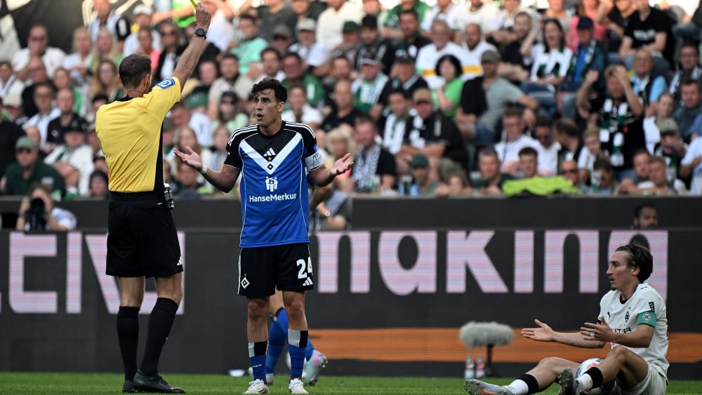 In Gladbach sah Nicolas Capaldo Gelb.