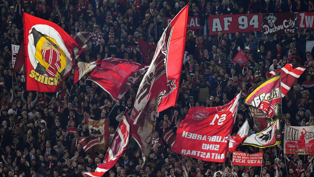 Fehlverhalten in Rom: Fans des FC Bayern.