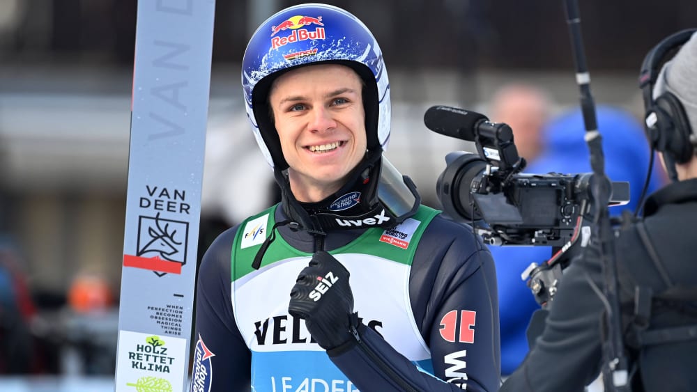 Sieger in Oberstdorf, Dritter in Garmisch-Partenkirchen: Andreas Wellinger.