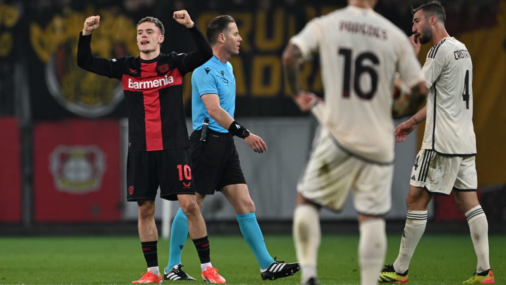 Wurde im Rückspiel gegen die Roma erst in der 81. Minute eingewechselt: Florian Wirtz