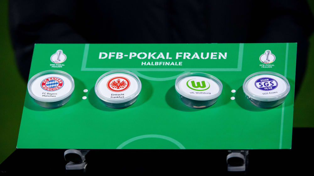 Die Halbfinals im DFB-Pokal stehen fest.&nbsp;