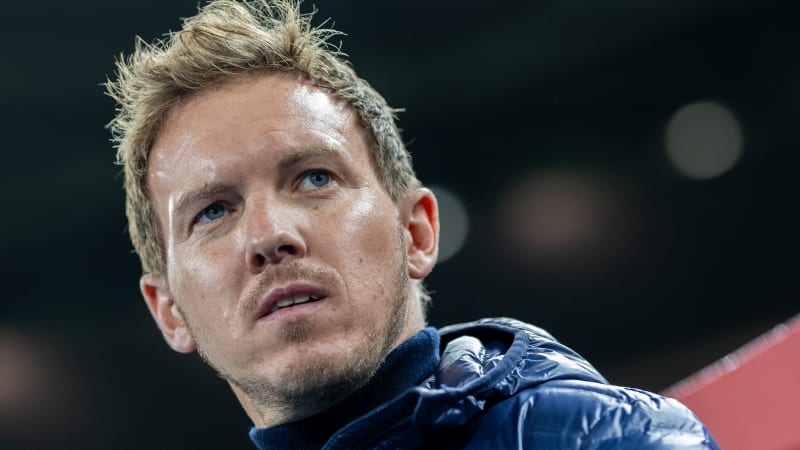 VIENNA, AUSTRIA - NOVEMBER 21: Head coach Julian Nagelsmann of Germany looks on prior to the international friendly match between Austria and Germany at Ernst Happel Stadion on November 21, 2023 in Vienna, Austria. (Photo by Boris Streubel/Getty Images)