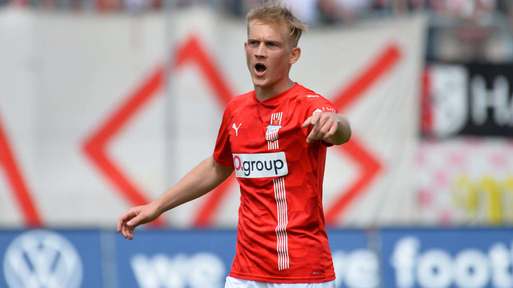 Max Jansen gibt auch in der nächsten Saison im Mittelfeld des FSV Zwickau die Kommandos.