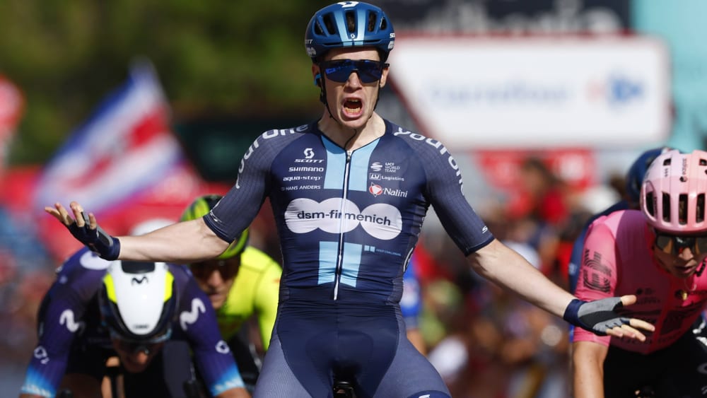 Sieger der 19. Vuelta-Etappe: Alberto Dainese.