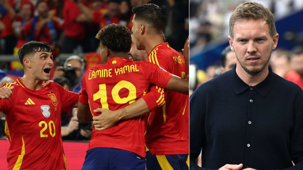 Spanien sorgte am Donnerstag für Begeisterung - auch bei Bundestrainer Julian Nagelsmann?