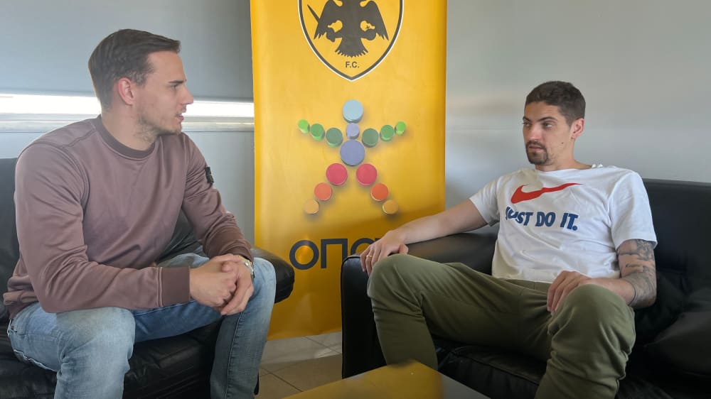 kicker-Österreich-Redakteur Michael Chudik hat sich in Athen mit AEK-Tormann Cican Stankovic unterhalten.