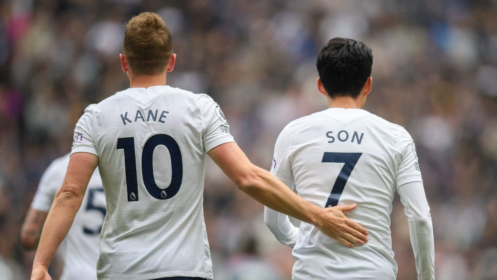 Kongeniales Duo - ab sofort getrennt: Harry Kane und Heung-Min Son.