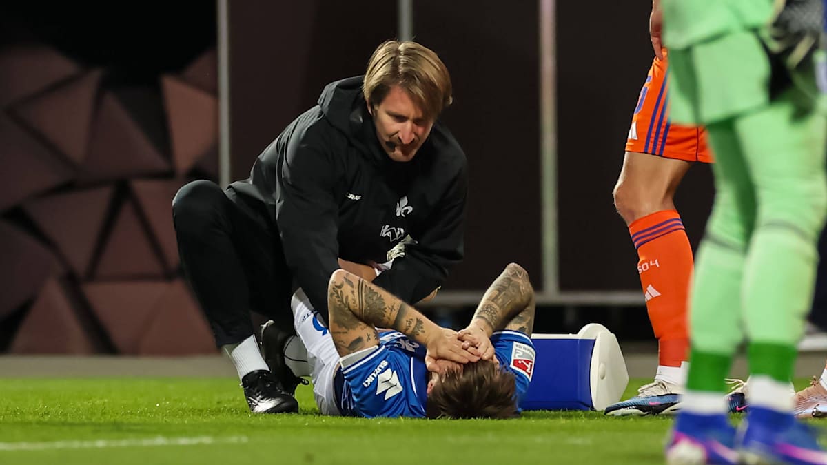 Kreuzbandriss: Darmstadts Marseiler fällt monatelang aus