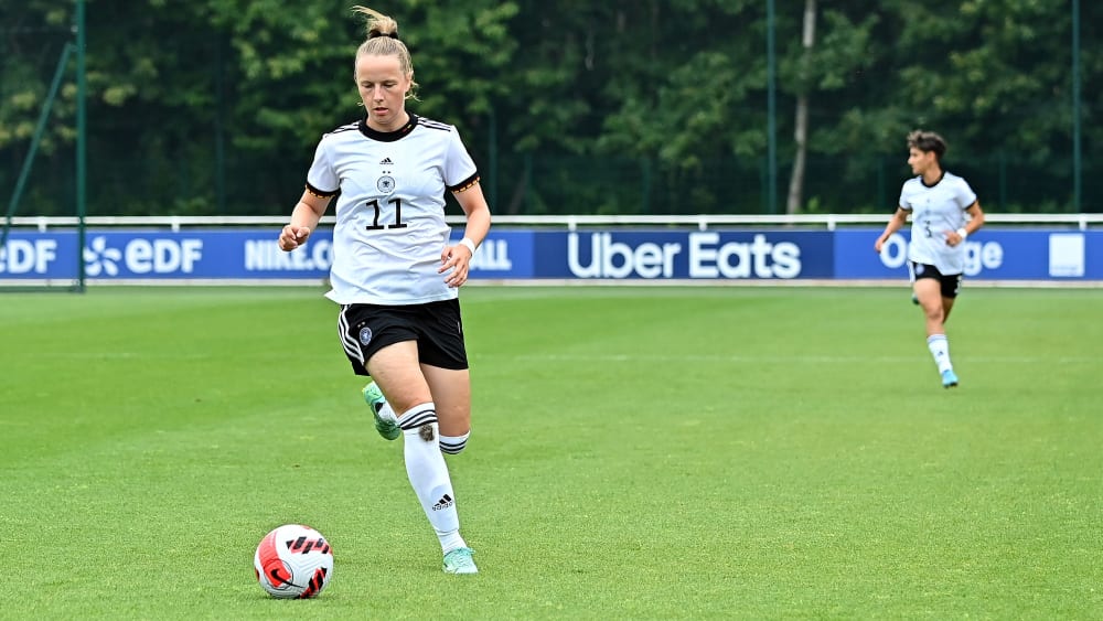 Franziska Kett erzielte gegen Israel zwei Tore.