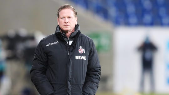 Nachdenklich: Kölns Coach Markus Gisdol beim 0:3 in Sinsheim. 