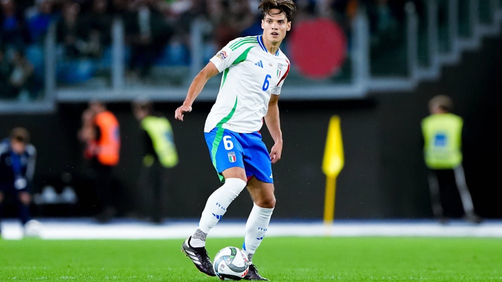 Tritt unbekümmert auf - sicher auch wegen seiner massiven Serie-A-Erfahrung: Neu-Nationalspieler Samuele Ricci.