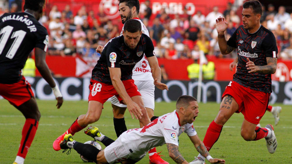 Umkämpfte Partie: Der FC Sevilla und Athletic Bilbao trennten sich remis.