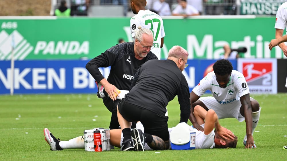Verletzte sich im Spiel gegen den SC Paderborn: Dennis Srbeny.