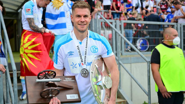 Schoss Schalke zurück in die Bundesliga: Simon Terodde.