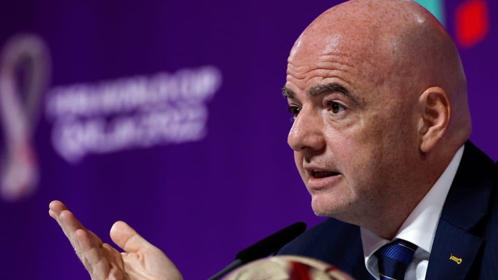 Hat sich bezüglich der Gruppenstärke für 2026 noch nicht festgelegt: FIFA-Präsident Gianni Infantino.