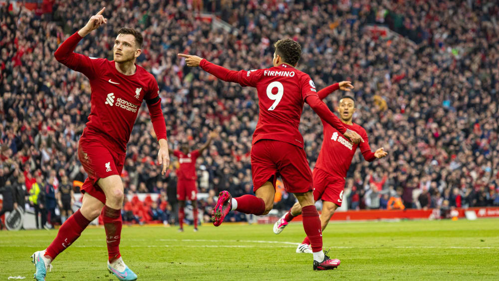 Der verdiente Ausgleich - doch es war sogar mehr drin für Liverpool: Roberto Firmino jubelt über sein 2:2.