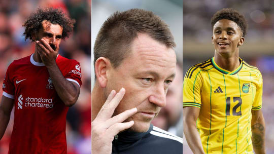 In den Schlagzeilen: Mo Salah und John Terry bleiben umworben, Demarai Grays Wechsel nach Saudi-Arabien ist bereits fix (v. li.).