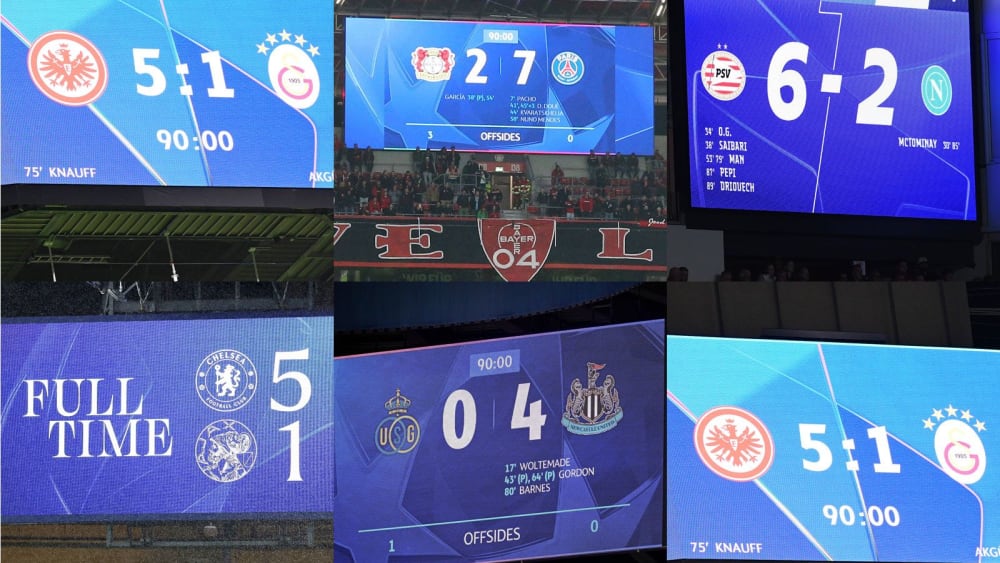 Hohe Siege scheinen in der Champions-League-Vorrunde immer normaler zu werden.