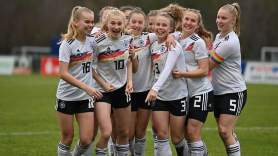 Bereit für das Halbfinale: Die deutsche U-17-Nationalmannschaft.