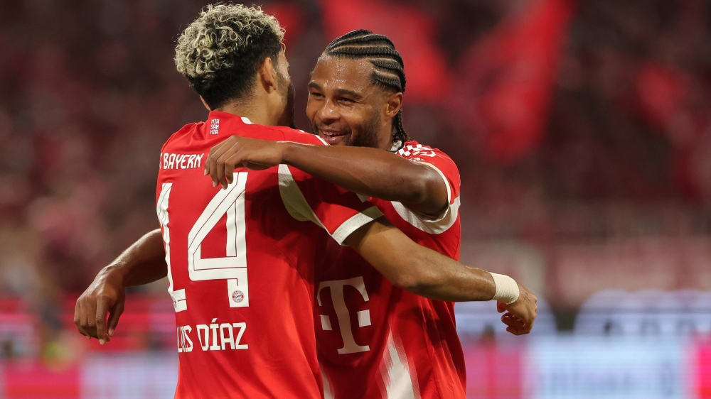 Luis Diaz und Serge Gnabry.