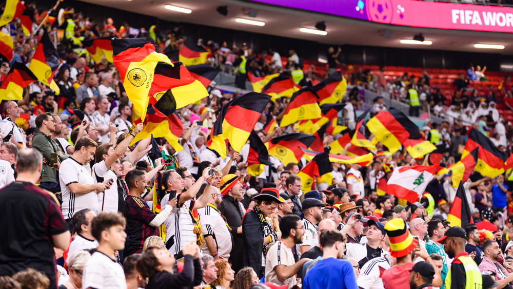 Nicht alle deutschen Fans schaffen es wohl bis ins Stadion.