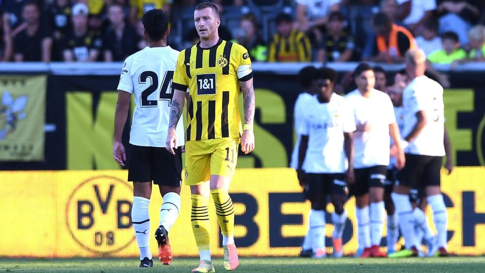 Valencia jubelt, Marco Reus ist bedient: Dortmund verliert den Härtetest gegen Valencia.