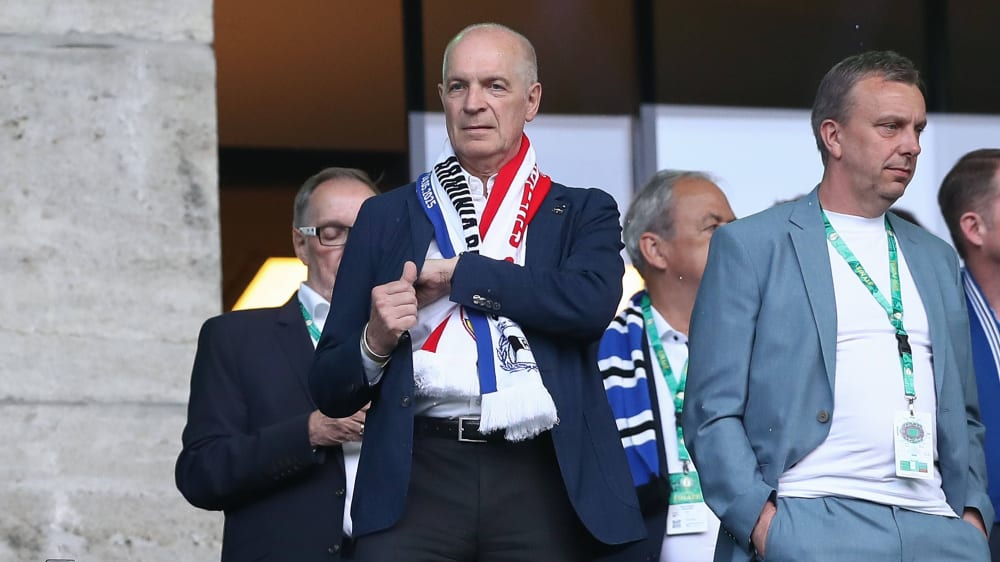  Rainer Schütte beim Pokalfinale im vergangenen Mai.
