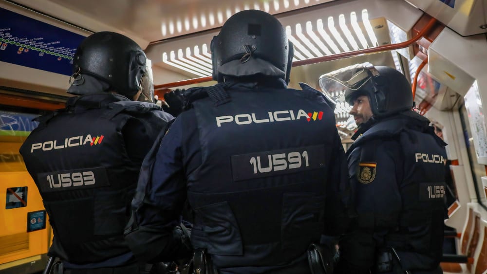 Die spanische Polizei wird während den Champions-League-Viertelfinalspielen besonders auf der Hut sein.