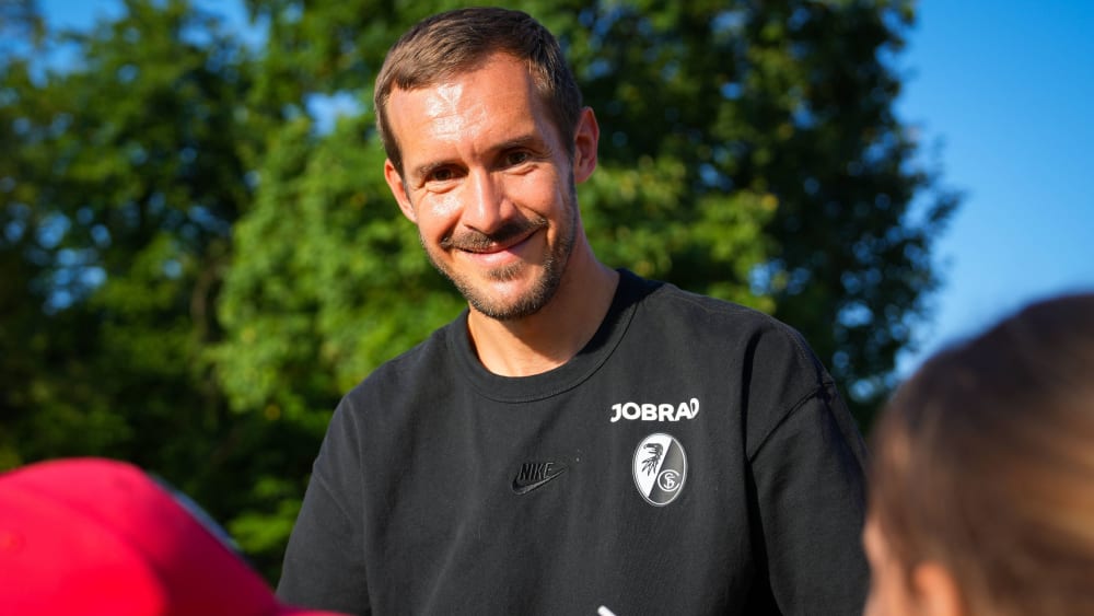 Trainer Julian Schuster.