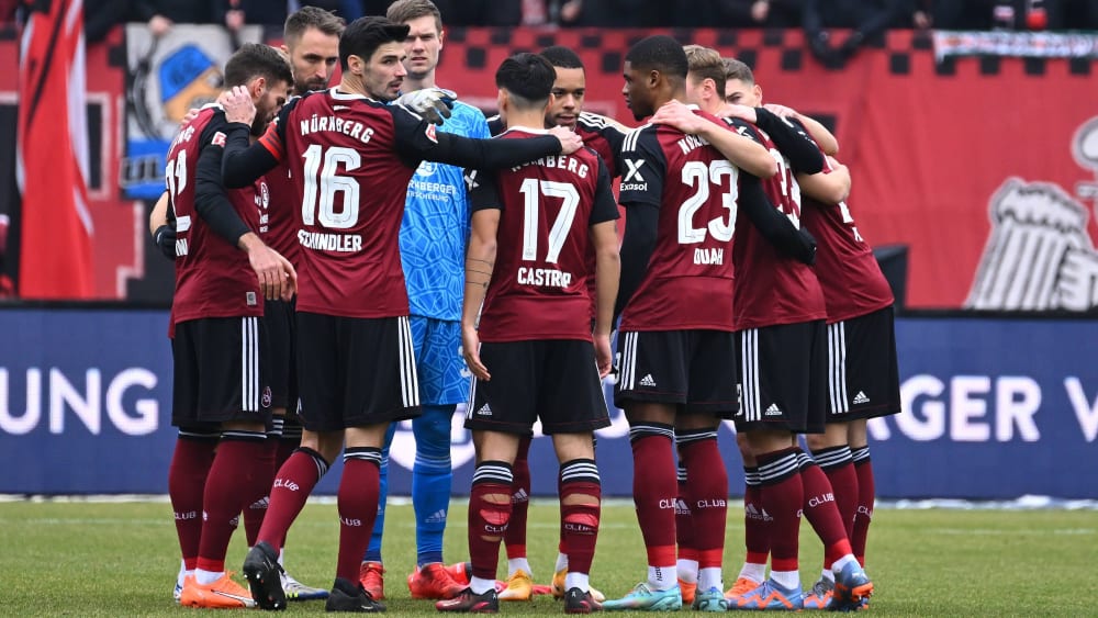 Geschlossenheit: Der 1. FC Nürnberg hat neuen Mut geschöpft.