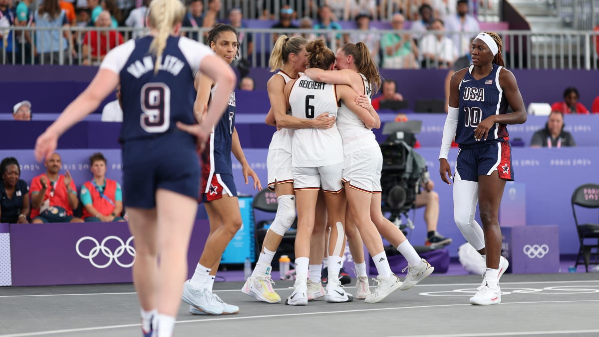 Olympics 2024: 3×3 basketball players celebrate coup against USA