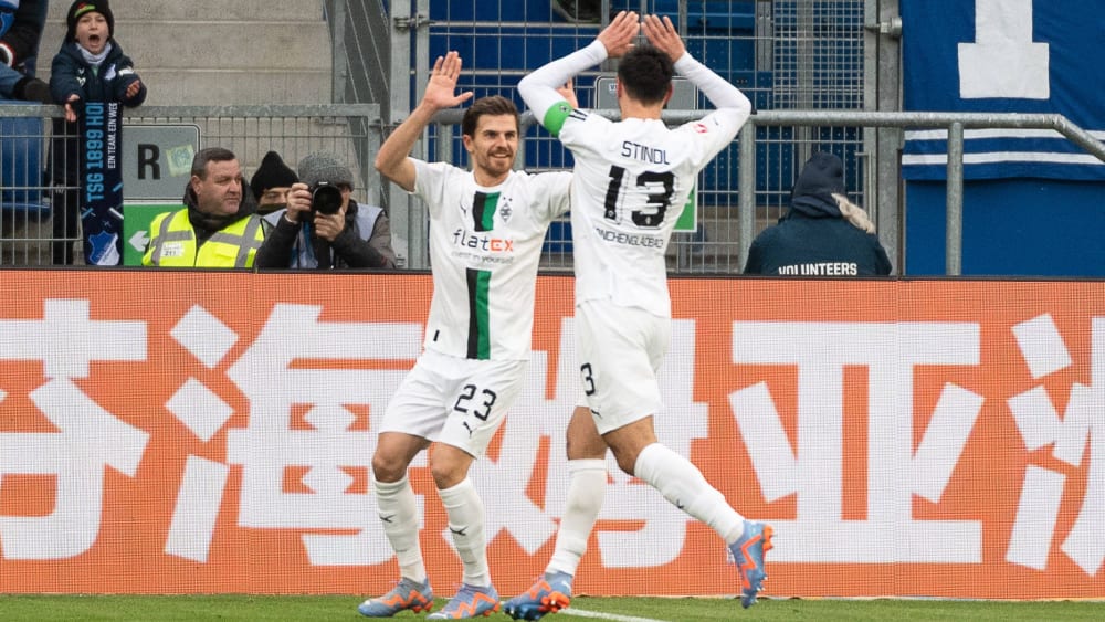 Jonas Hofmann und Lars Stindl sorgten gemeinsam für die ersten drei Tore der Borussia.&nbsp;