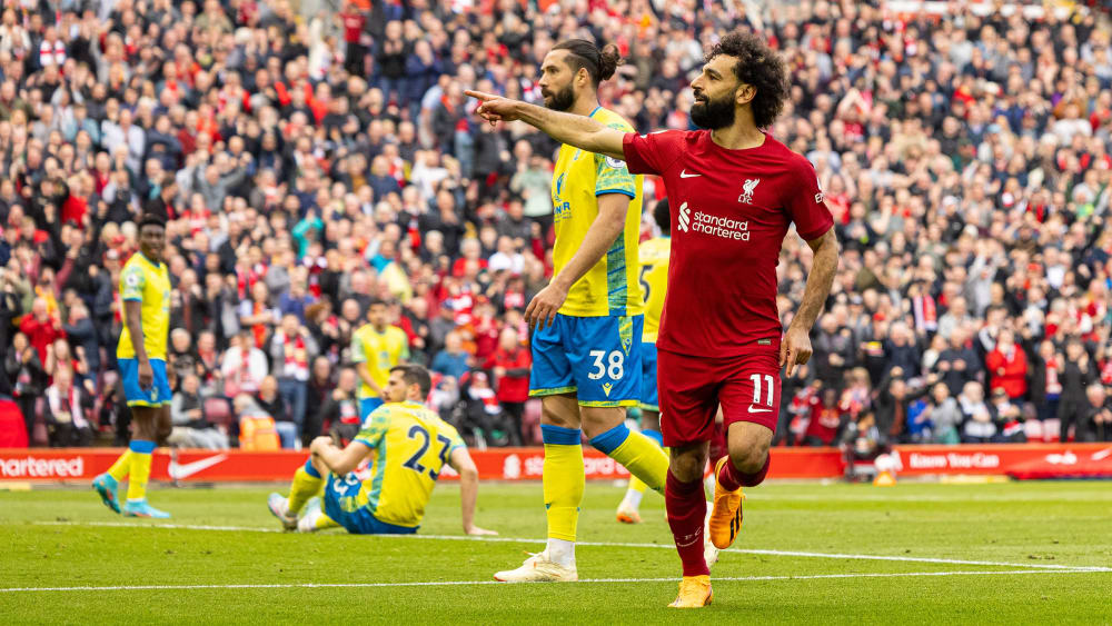 Mohamed Salah erzielte den entscheidenden Treffer bei Liverpools 3:2-Sieg gegen Nottingham.