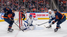 Die Erfolgsserie der Edmonton Oilers endete - auch weil Goalie Andrei Vasilevskiy (#88) überragend hielt.