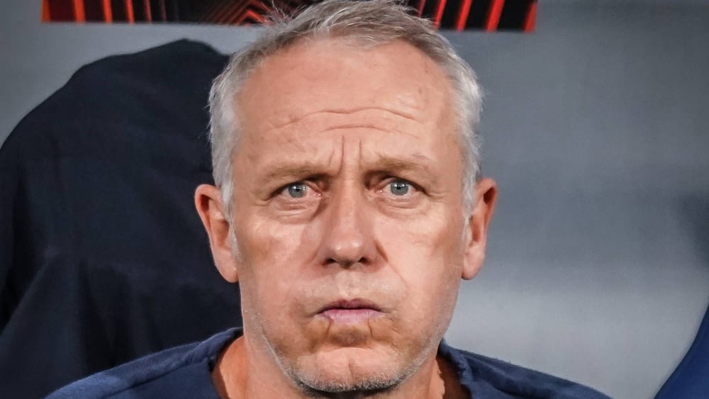 Hat zwei weitere Ausfälle zu beklagen: Freiburgs Trainer Christian Streich.