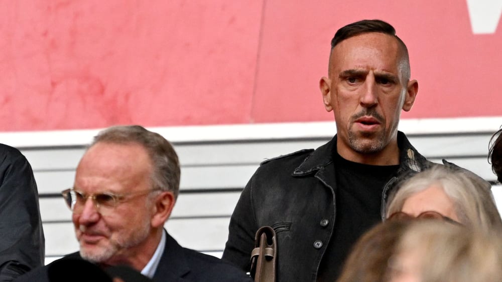 Immer noch regelmäßig in München: Franck Ribery, hier im Mai 2023 beim Heimspiel gegen RB Leipzig.