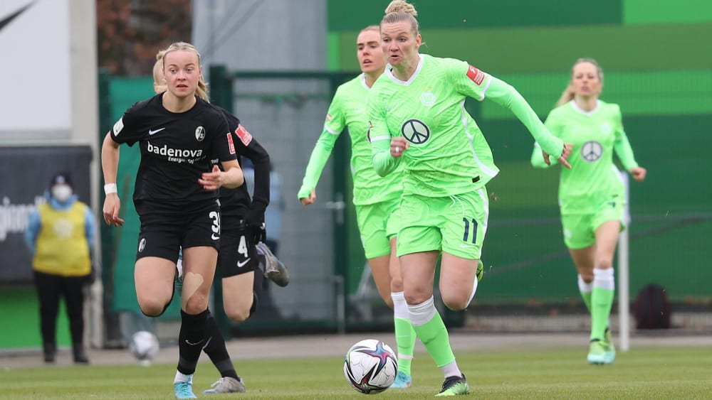 Nach schwerer Knieverletzung: Wolfsburgs Alexandra Popp feierte gegen Freiburg ihr Comeback.