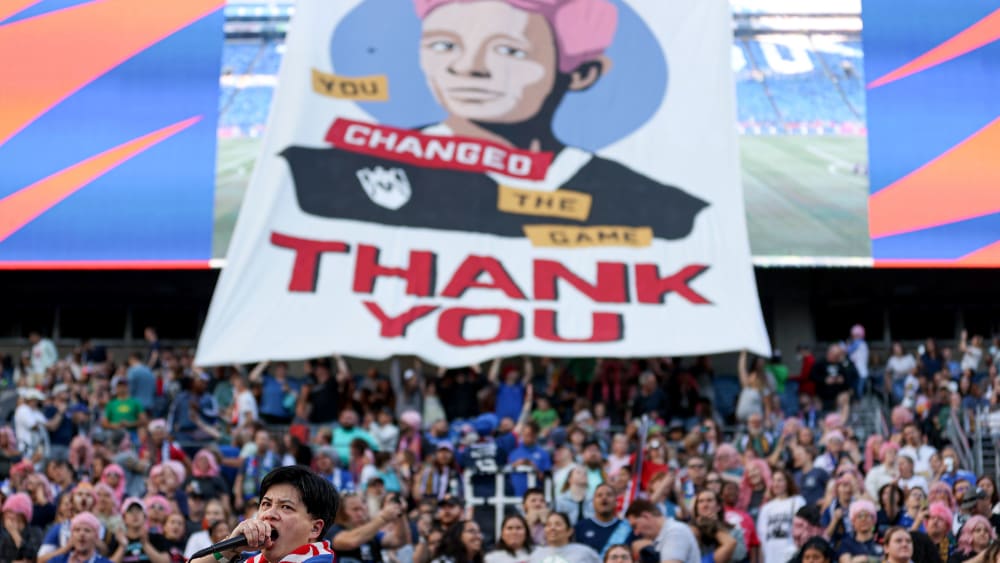 "Du hast das Spiel verändert": Fans zollen Megan Rapinoe für ihre Karriere Tribut.