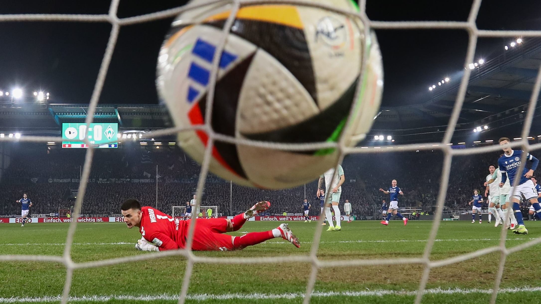 dfb pokal arminia bielefeld bremen