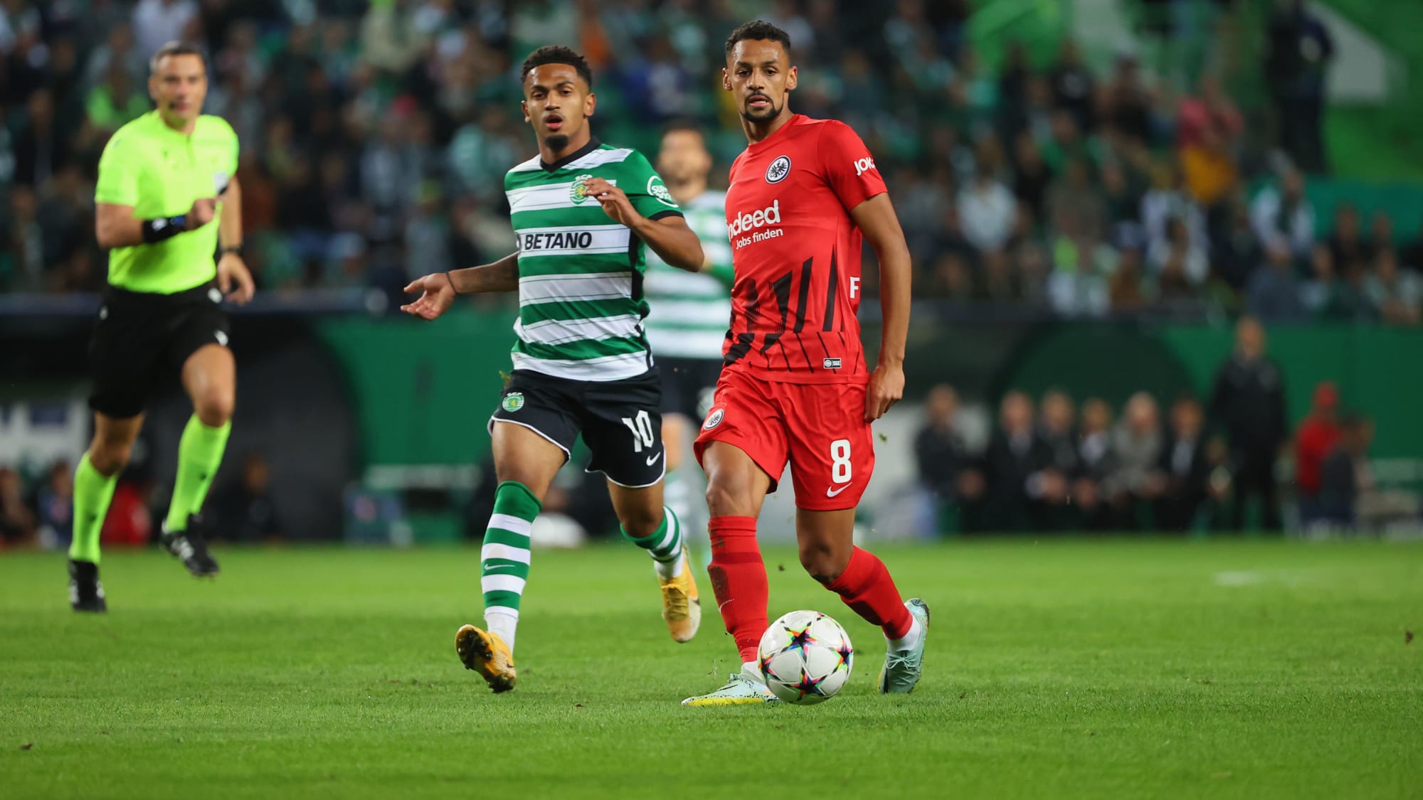 Marcus Edwards (Sporting CP Lissabon), Djibril Sow (Eintracht Frankfurt