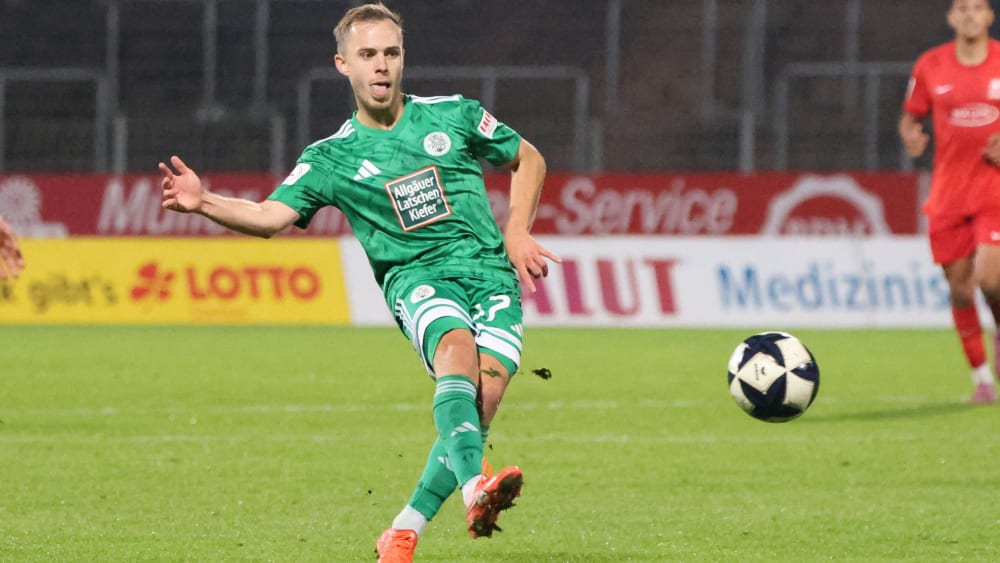 Justin Petermann (Archivbild) traf nach seiner Einwechslung doppelt.